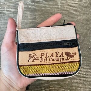 Playa Del Carmen Beige and Yellow Women's Wallet